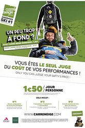 Affiche Carré Neige Nordique 2025 A4
