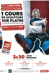 Affiche Carré Neige 2024 B A4