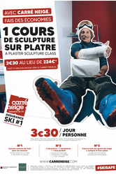 Affiche Carré Neige 2024 B A3