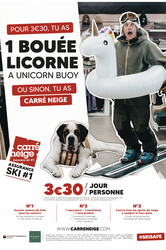 Affiche Carré Neige 2024 A A4