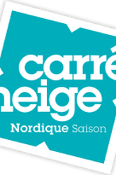 Logo Carré Neige Nordique Saison